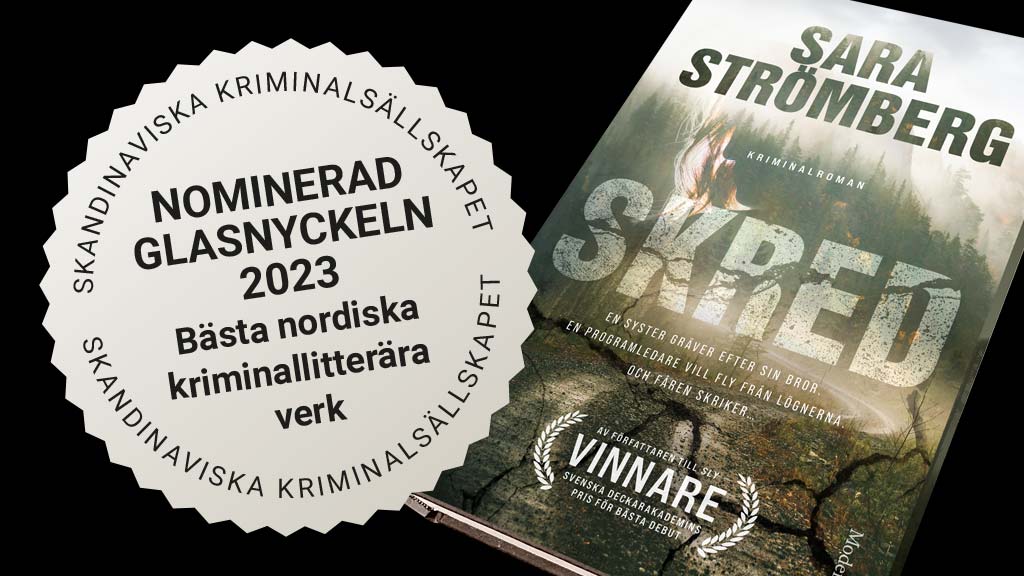 Sara Strömberg Skred nominerad till Glasnyckeln 2023