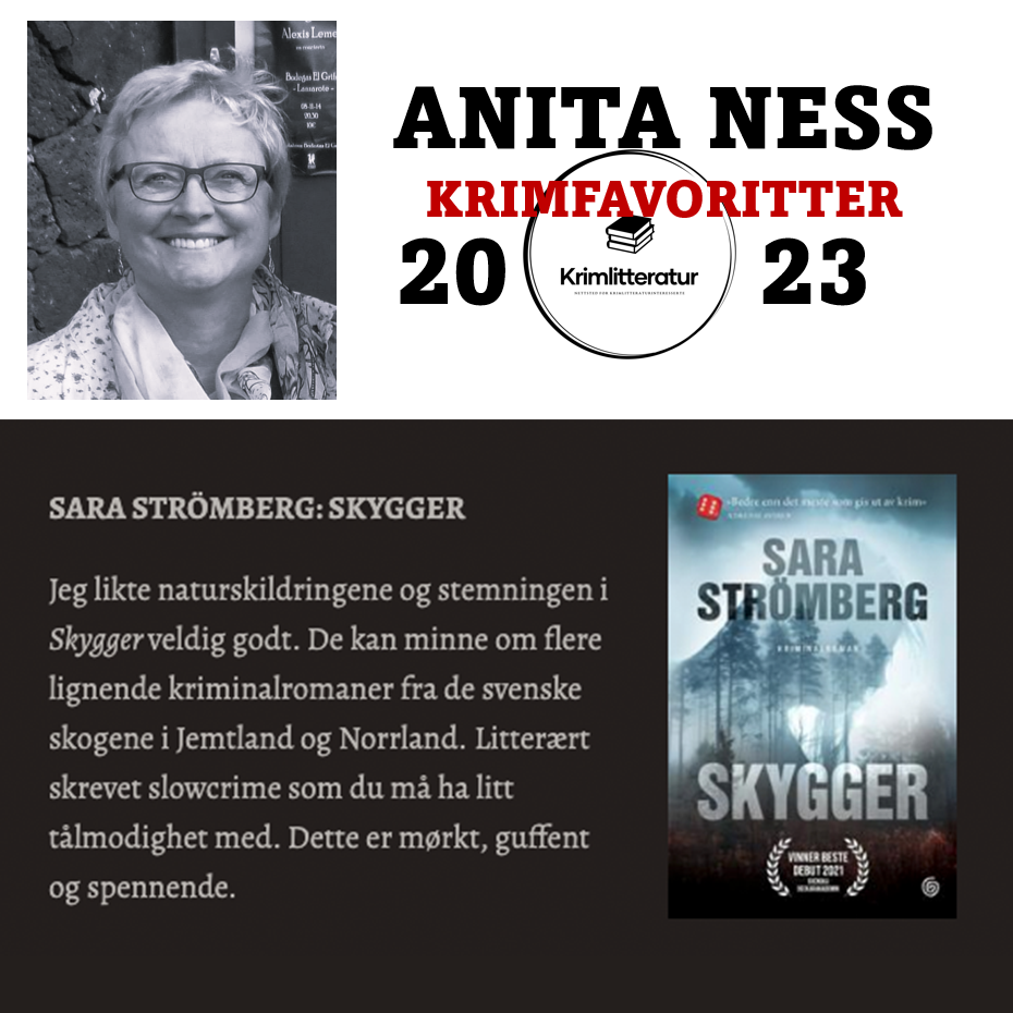 Anita Ness tipsar om Skygger av Sara Strömberg