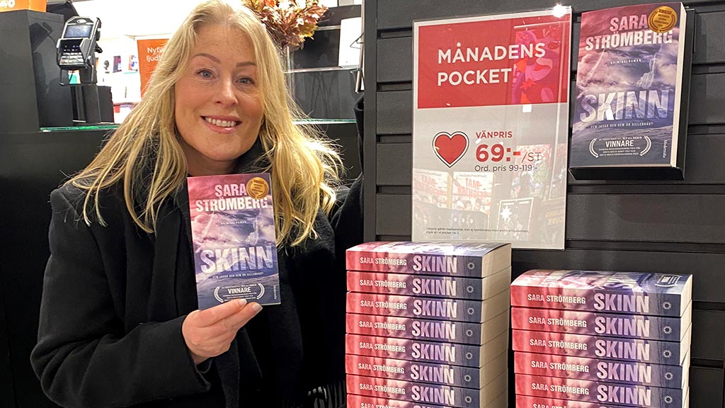 Skinn av Sara Strömberg är månadens pocket hos Akademibokhandeln.