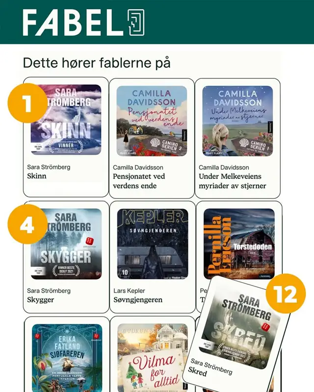 Sara Bergström hos fabel.no