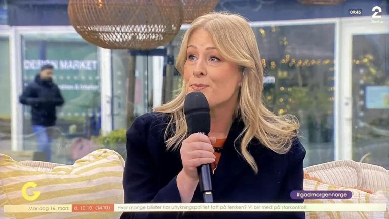 Sara Strömberg var gäst i norska TV2:s God morgen Norge