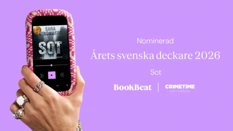 Sot nominerad till årets svenska deckare av Bookbeat
